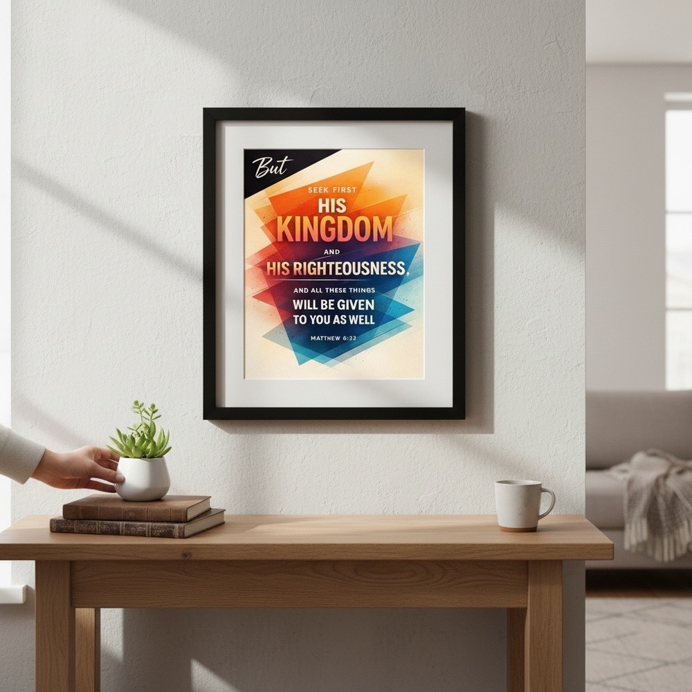 DDS Art Print, 8x10, Bible Verse, Paper Print, Unframed, Bold Series